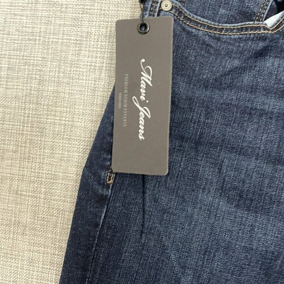 Mavi Niki Jeans Womens 25 Blue High Rise Straight Crop Ankle Raw Hem New - Picture 8 of 15